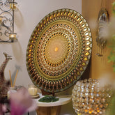 Bhumi Panchtatva Mandala for wall home decor ambiance - Island Rangoli